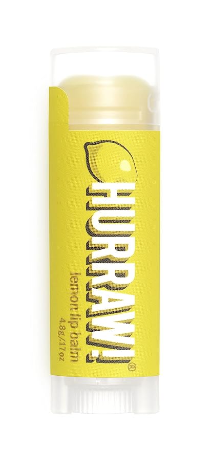 Hurraw! Lemon Lip Balm: Organic, Certified