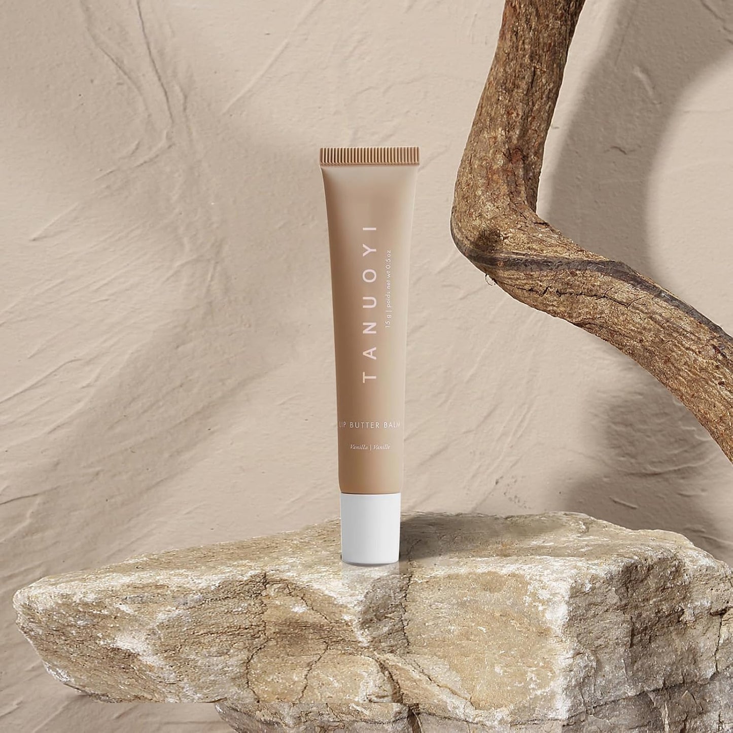 Summer Lip Butter Balm - Conditioning Lip Mask and Lip Balm for Instant Moisture, Shine and Hydration,Dry Cracked Lips - Sheer-Tinted, Soothing Lip Care - Vanilla (0.5 Oz)