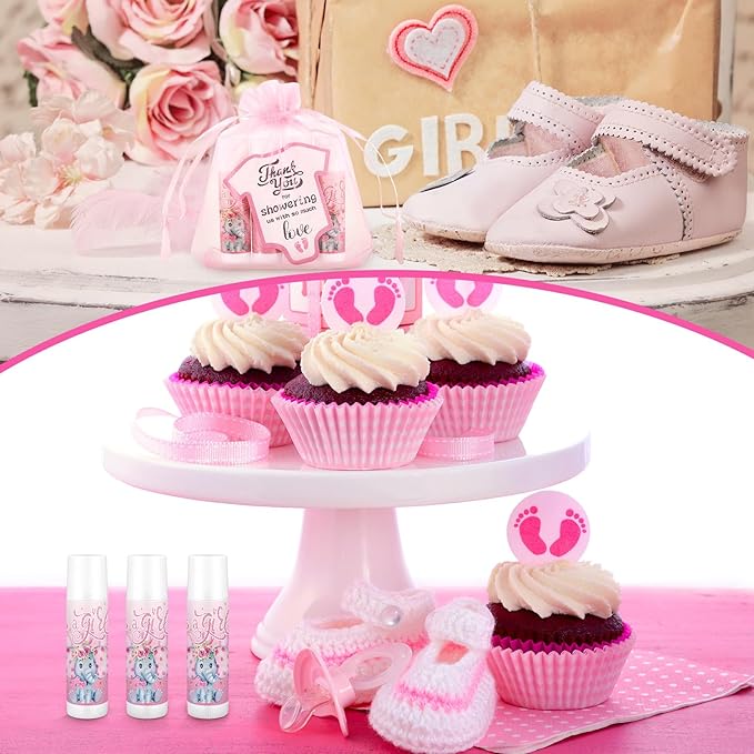 Demissle 50 Pcs Baby Shower Lip Souvenirs(Elephant)