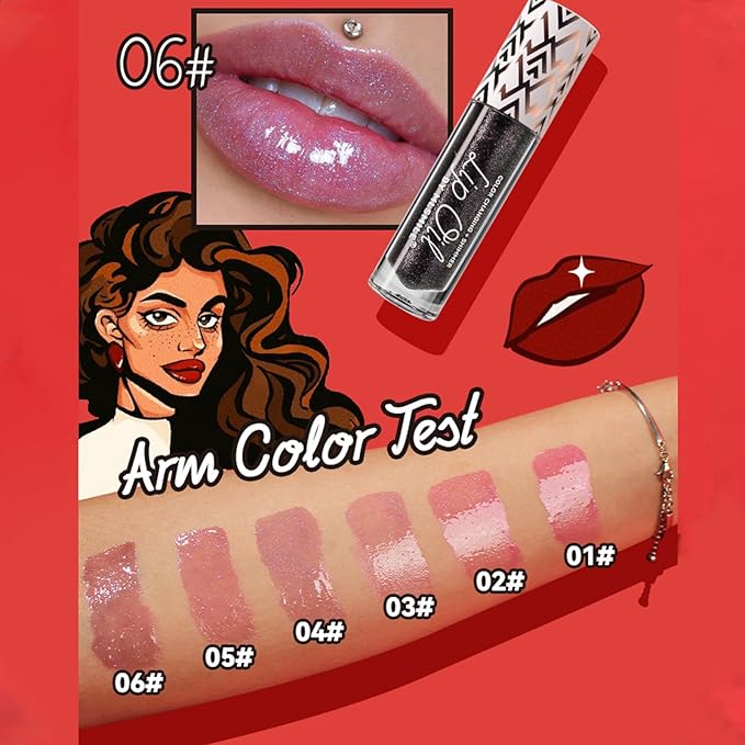 2 Colors Boss Up Color Changing Lip Oil,