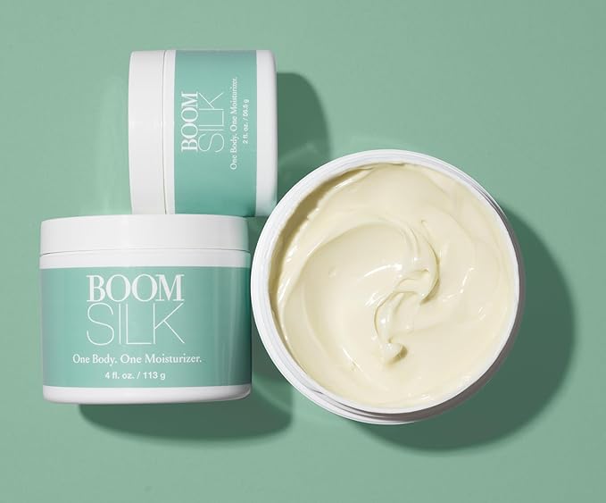 Boomsilk ® Face Moisturizer Cream, Rejuvenating Face Lotion & Facial Moisturizer for Mature Skin with Olive Oil, Beeswax & Honey, Hydrating Body Lotion for Women, Boom Beauty by Cindy Joseph, 4 oz