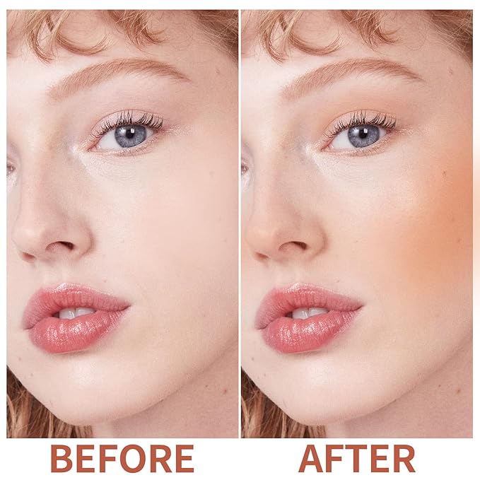 Boobeen Cream Blush Stick for Cheek Makeup, Multi Creamy Formula