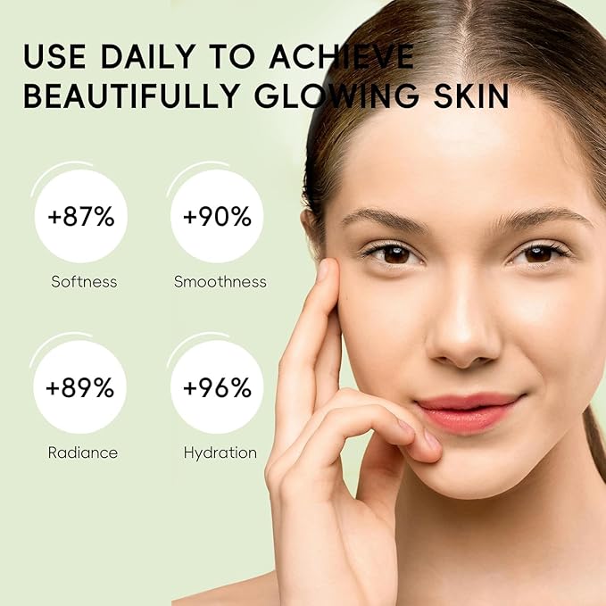 Fruit Skincare, Skin Care Gift Sets, Skin Care for Teens 10-12, with Lip Balm *4, Facial Cleanser, Toner, Serum, Eye & Face Cream, Nourishing, Hydration, Glow Up, Trendy Stuff