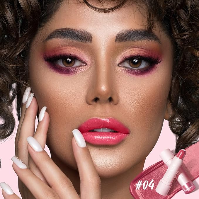 2PCS Tinted Lip Balm Chapstick Hydrating/Coloring