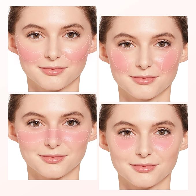 Boobeen Loose Blush Powder Air Cushion Blush, Face Matte Finish