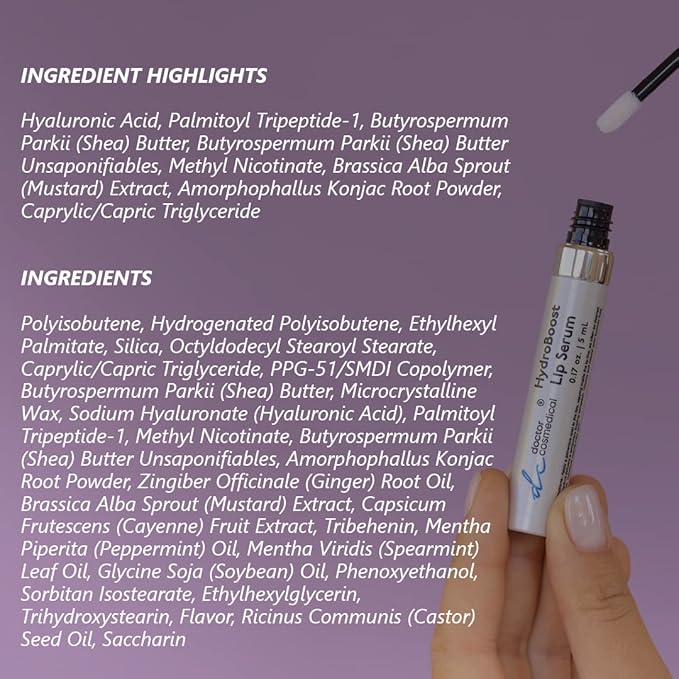 HydroBoost Lip Serum – Hyaluronic Acid oz