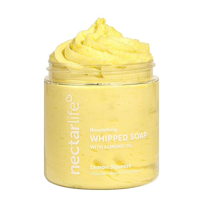 Nectar Life Whipped Soap and Shave Butter, 5 oz (Lemon)