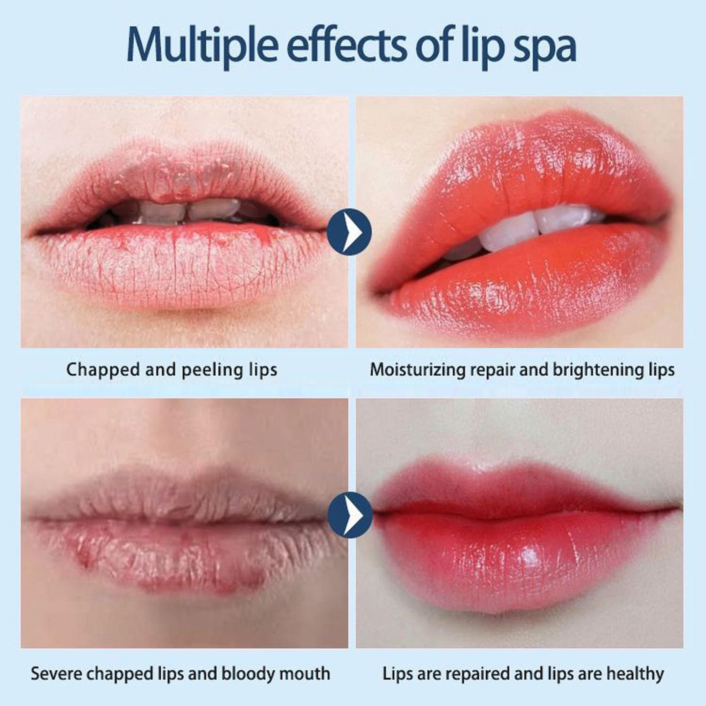 Blopuivo 32 Pairs Eye Masks & Lip Mask, 24K Collagen Under Eye Patches for Dark Circles and Puffy Eyes, Reduce Lip Wrinkles, Anti Chapped & Remove Lip Dead Skin, Nourishes the Lip & Eye Skin (Gold)