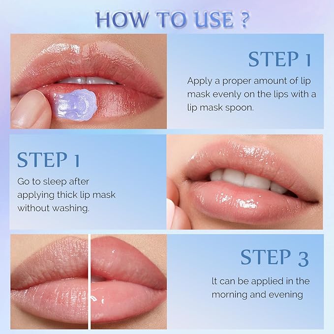 Moisture Collagen Booster Lip Sleeping Mask (Blueberry)