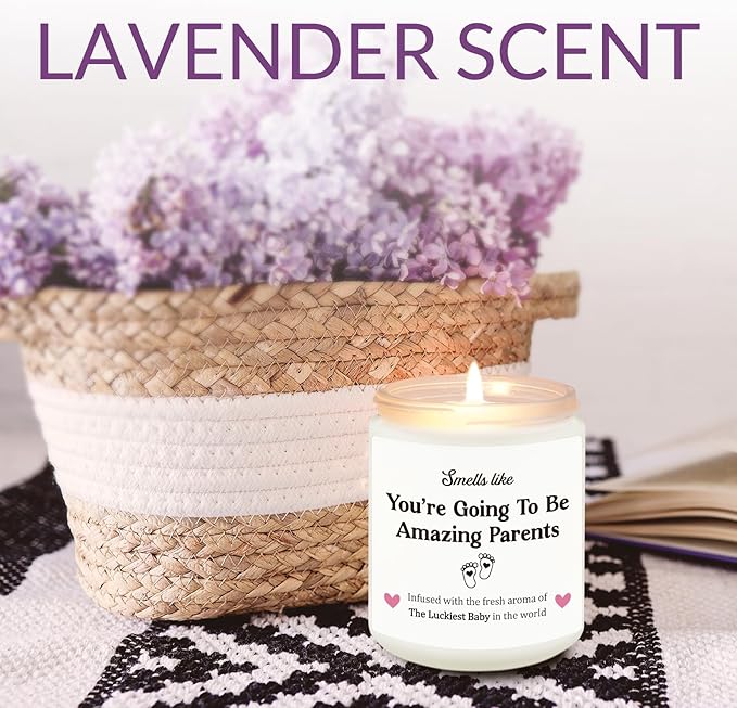 New Parents Gifts for Couples, Gender Reveal Gift for Parents to be, New Dad Gifts, First Fathers Day, First Time Dad Gift, Mom to be - First Mothers Day, Pregnant Mommy, Funny Scented Candle