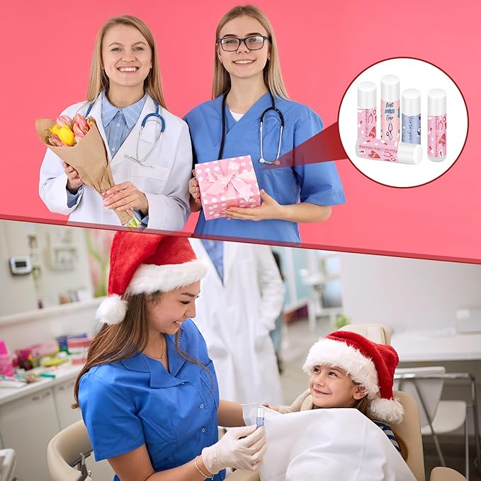 60 Pcs Nurse Appreciation Lip Balms Flavor