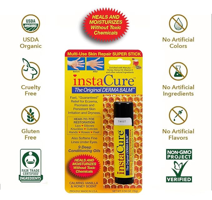 InstaCure's Original Nose Balm with Manuka Heals