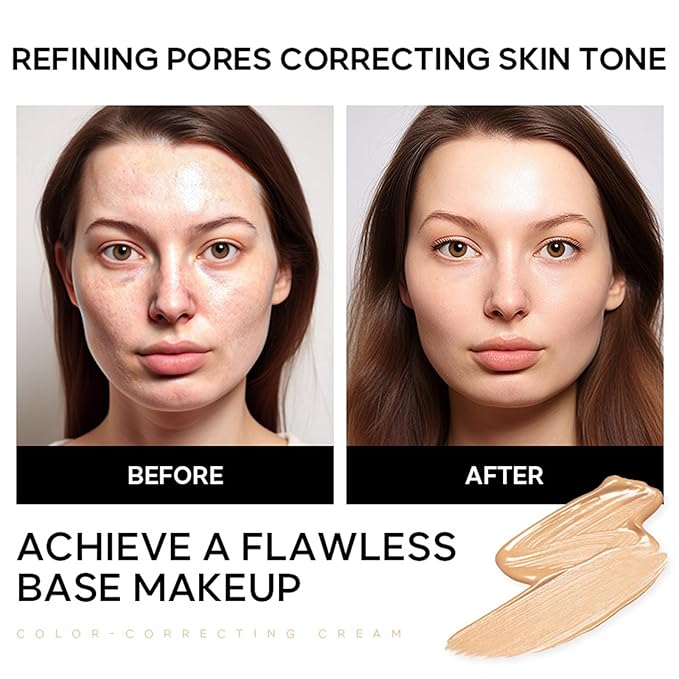 CC Cream Tinted Moisturizer with SPF 15, Color Cream Foundation(Natural)