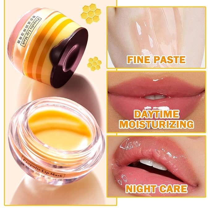 Lip Balm Honey Pot,Moisturizing Lip Balm Sleeping
