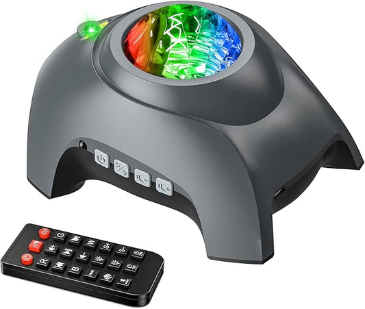 Rossetta Star Projector, Galaxy Projector for Bedroom, LED Night Light Aurora Projector with Bluetooth Speaker, White Noise, Timer and Remote, Room Decor, Gifts for Kids, Adults, Christmas, Birthday