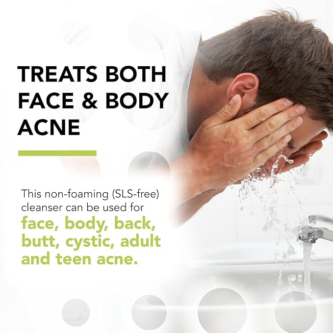 humane Regular-Strength Acne Wash and Oil-Free Moisturizer Bundle - 5% Benzoyl Peroxide Acne Treatment