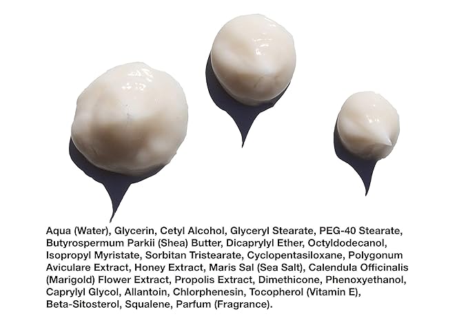 Hey Honey Skincare Hands On | Hydrating Extremely Dry Hand & Elbow Cream | Powered with Shea Butter, Honey & Propolis | Designed To Soften & Protect Skin Cracking | 2.2 Oz