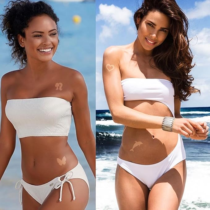 420 Pieces Tanning Stickers Self