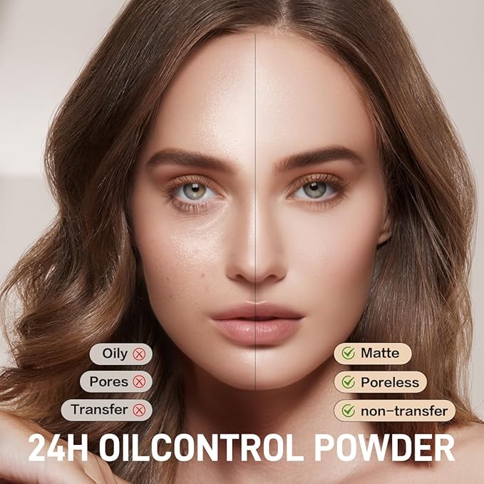 Soft Focus Loose Setting Powder, Waterproof, Matte, Oil Translucent （Sample）