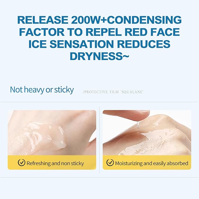 Centella Sorbet Cream with Vitamin B5 Niacinamide VE for Hydrating Soothing Face Moisturizer Sun Care Non Greasy Lightweight