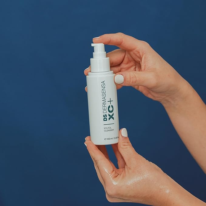 DS Dermasensa XC+ Xylitol Cleanser – Hydrating Face Wash with Amino Acids & APG, Gentle pH-Balanced Foaming Formula, Removes Oil & Impurities, Strengthens Skin Barrier, 100ml/3.38 fl.oz