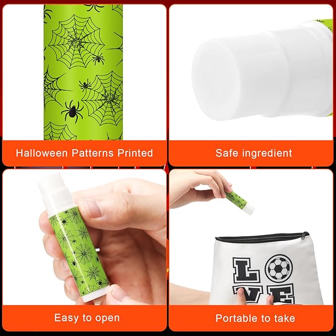 80 Pcs Halloween Lip Balm Ghost Styles