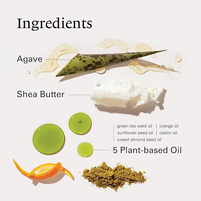 Melixir Vegan Lip Butter #01 Agave(Clear), Hydrating Tinted Lip Balm Stick, Bee-Free, Petrolatum-Free, Plant-Based With Shea Butter, Nourishing Care for Dry, Chapped Lips, Natural Finish