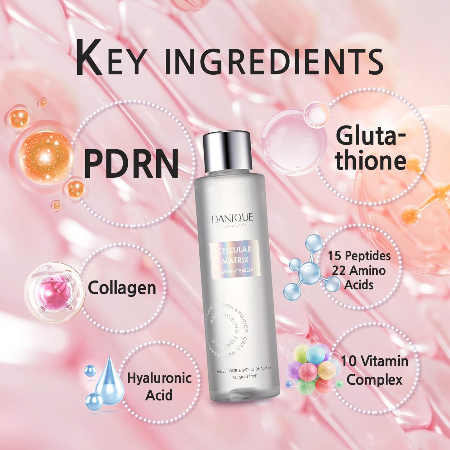 Radiance-Enhancing Essence Toner with PDRN and Glutathione – Premium Korean Skincare - Hydrating Facial Essence with 71% Plant Extracts for a Smooth, Fresh-Looking Glow – 150ml