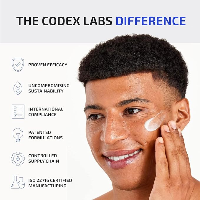 Codex Labs Shaant Balancing Face Cream - Oil Control & Plant-Based Retinol Alternative - For Acne-Prone Skin, All Skin Types - With 1% Bakuchiol & Ashwagandha - Vegan & Cruelty-Free (1.7oz)