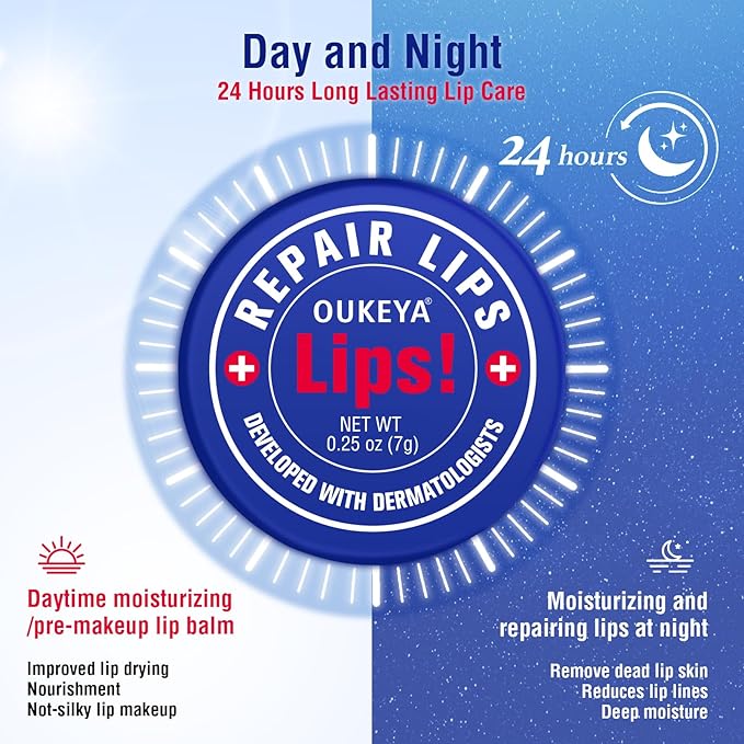 Lip Balm Treatment with Beeswax, Peppermint Chapping