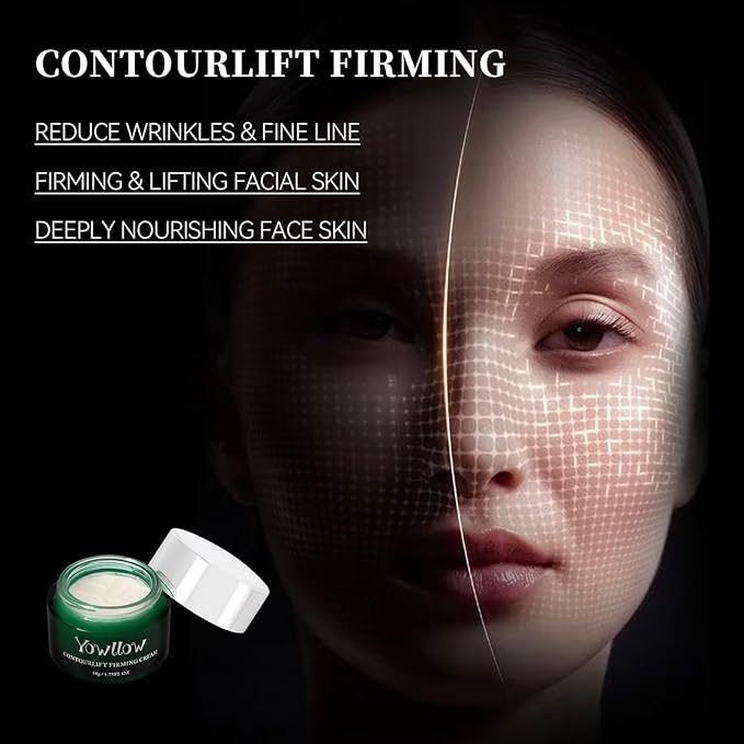 Anti-Aging Skin Moisturizer,Hydrating & Firming Facial Cream to Help Face Neck Lifting,Tightening and Reducing Wrinkle,Light Repair Cream for Women Men