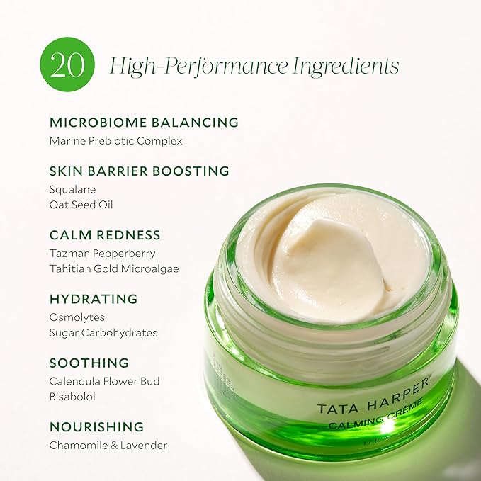 Tata Harper Calming Crème, Soothing Moisturizer for Eczema & Sensitive Skin, 50ml