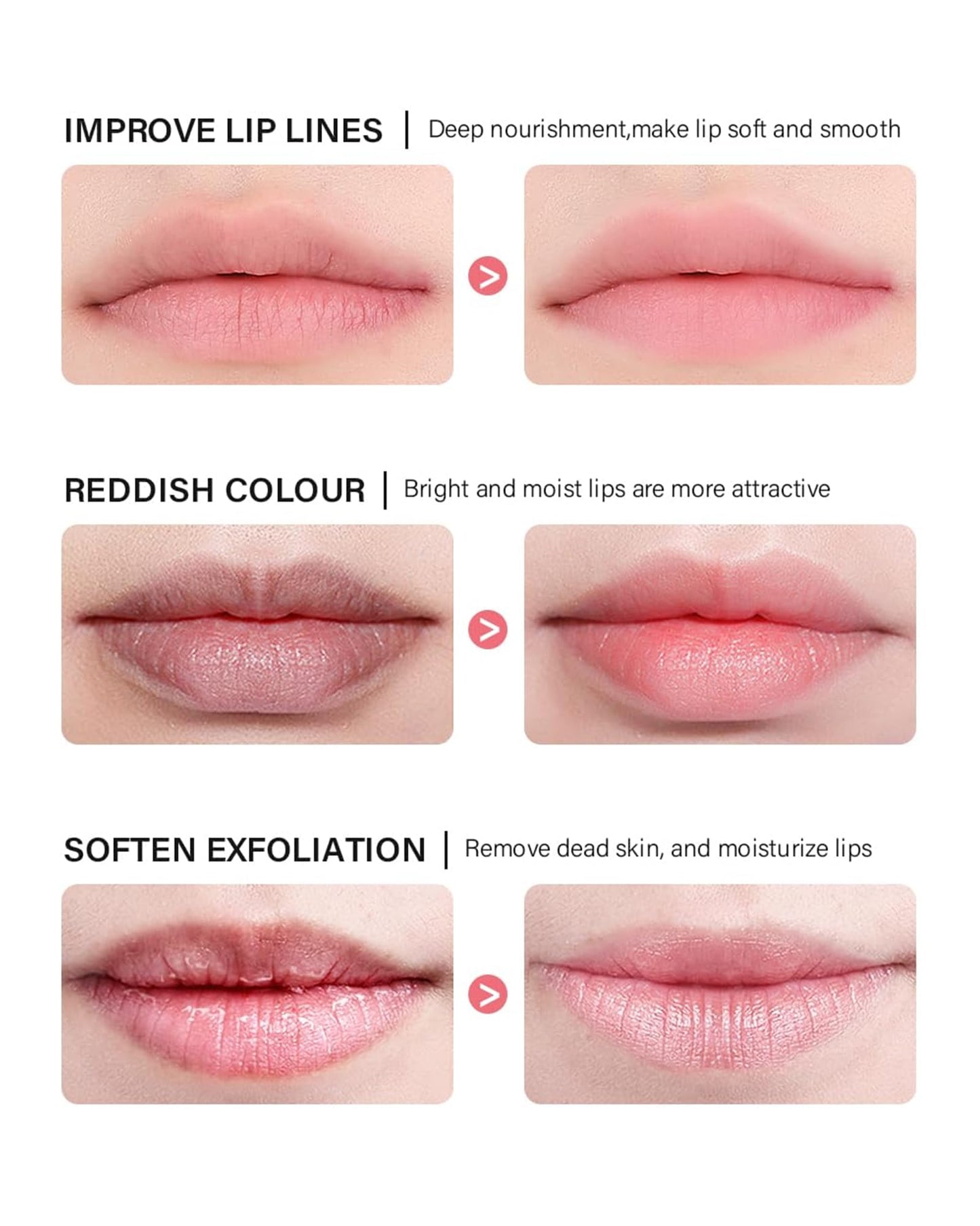 Lip Sleeping Mask Set-5 Pcs Lip Balm Hydrating Lip Mask Overnight Lip Treatment Care for Dry Cracked Lips,Day &Night Moisturize &Nourish Korean Lip Gloss Women to Improve Lip Color With Shea Butter
