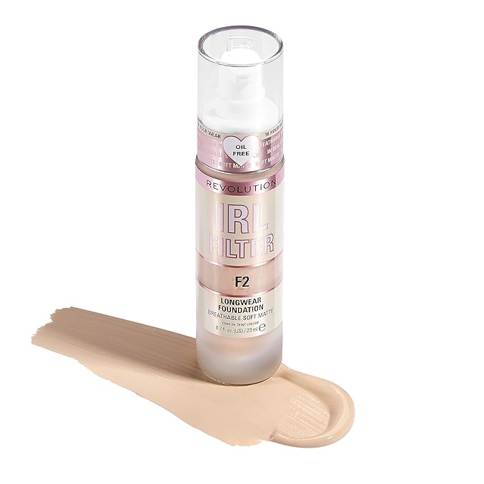 Revolution Beauty, IRL Filter Longwear Foundation, Soft &