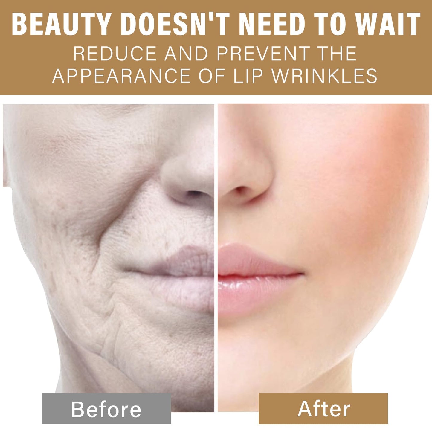 Hajoyful Anti Wrinkle Patches for Lip, Smile Line patches, Silicone Sticker for Smooth Fine Lines, Collagen Mask for Lip Lift, Fast Acting