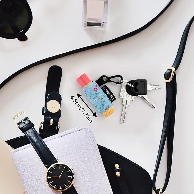 6 Pack Compact Clip-On Chapstick Holder Large