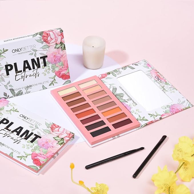 Vegan Eyeshadow Palette ONLYBETTER High Pigmented Brown Eyeshadow