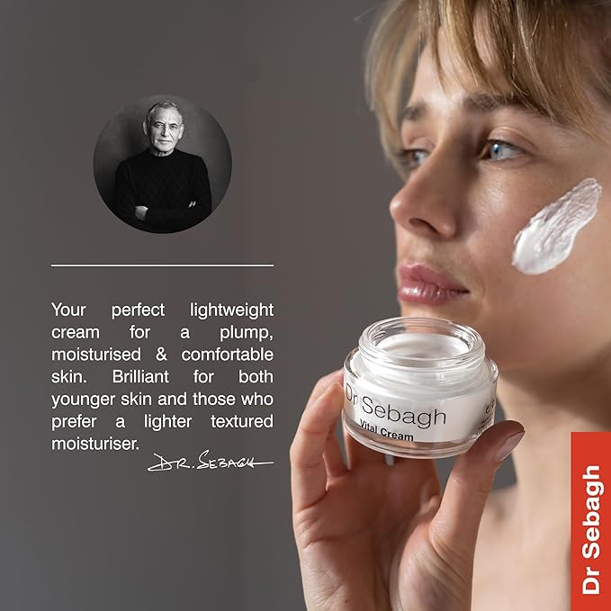 Vital Cream - (1.7 fl oz) | Revitalizing Hydrating Face Repair | Contains Vitamin C | Deep Moisturizing, Skin Tightening & Soothing | Anti Aging, Anti Wrinkle & Skin Lifting | Multi-Action