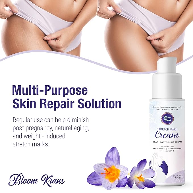 Bloom Krans Stretch Mark Cream Moisturizing