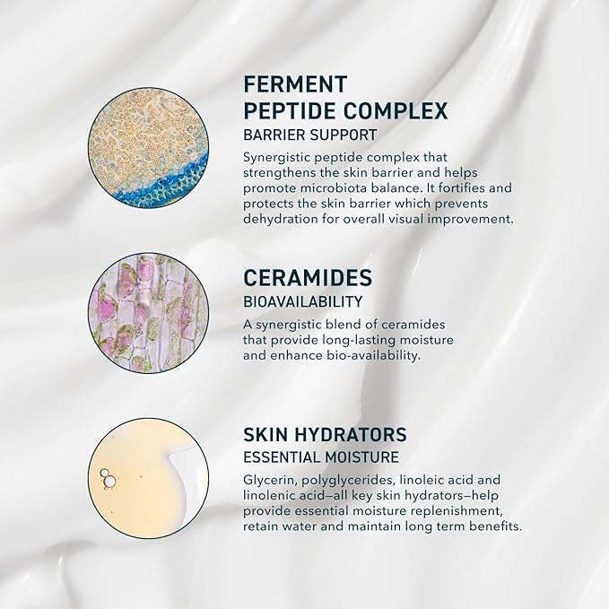 Skin AM/PM Modern Moisturizer – Hydrating Face Cream with Peptides, Ceramides & Glycerin for Dry, Sensitive, or Combination Skin – Non-Greasy Moisturizer for Barrier Support