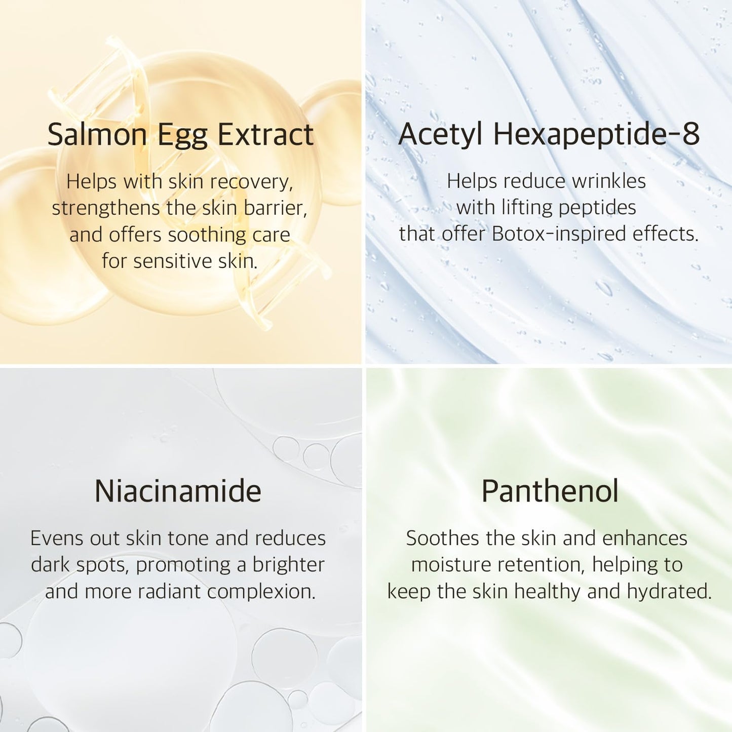 eyeNlip Salmon Peptide Eye Cream 1.18 fl oz - Daily Lightweight Cream with Niacinamide and Nutrition-Rich Complex for a Refreshed Under-Eye Look, Korean Skincare Routine