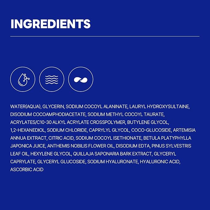 ROUND LAB Birch Juice Moisturizing Cleanser | Unclogs hidden sebum, Clears away dead skin cells., Soothing, Low pH, Gel Type Cleanser (5.07 fl.oz)