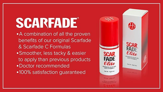 Elite Advanced Scar Treatment, Scar Removal, Scar Therapy, Scar Prevention, Anti Scar Gel with Silicone & Vitamin C -15g