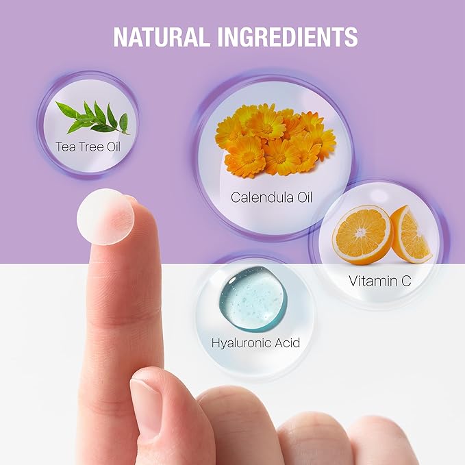 Hydrocolloid Acne Pimple Patches for Covering Zits and Blemishes, Spot Stickers for Face and Skin (72 Count)