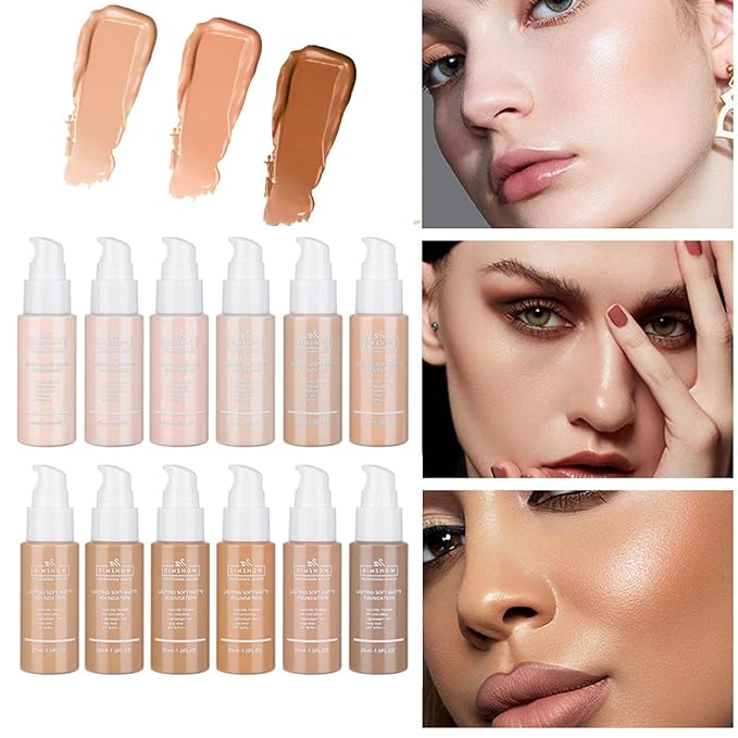 Flawless Matte Liquid Foundation Makeup, Vegan & Cruelty-Free, (01, ) 30ml