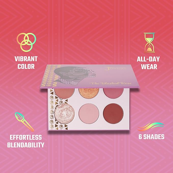 Juvia's Place Palette Blushed Rose - Rosy, Pinks,
