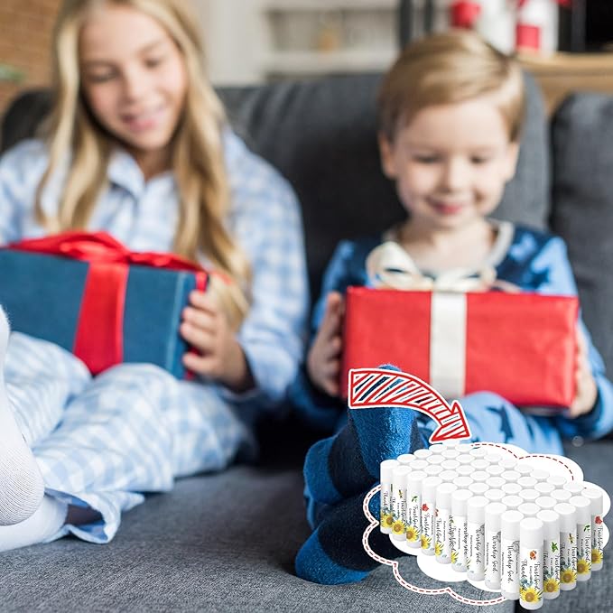 50 Pcs Bible Verse Lip Balm Employee