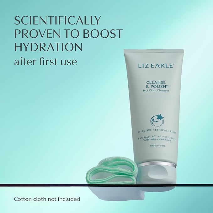 Liz Earle Cleanse & Polish Face Wash - Gentle Facial Cleanser with Moisturizing & Calming Ingredients - Boosts Hydration and Reveals Instant Radiance (200ml)
