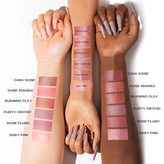 FOCALLURE Cream Blush Makeup,Buildable Blush Stick for Cheeks,Matte Stick,DUSTY ORCHID