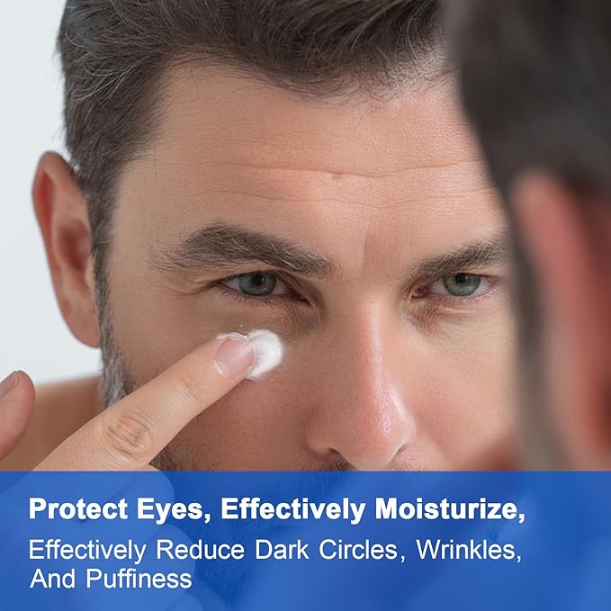 Retinol Eye Cream, Hydrating & Firming Under Eye Cream for Men, Reduces Dark Circles, Wrinkles & Puffiness, Nourishing Elastic Formula, 20g / 0.7 fl.oz